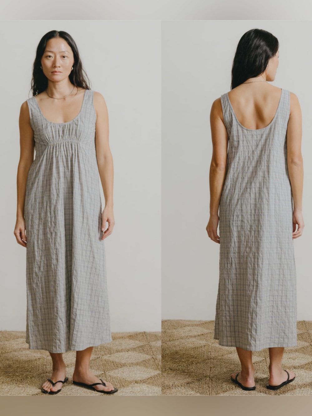 Ozma Women’s Colina Dress, Japanese Organic Cotton, Picnic Dress XL/XXL NWOT
